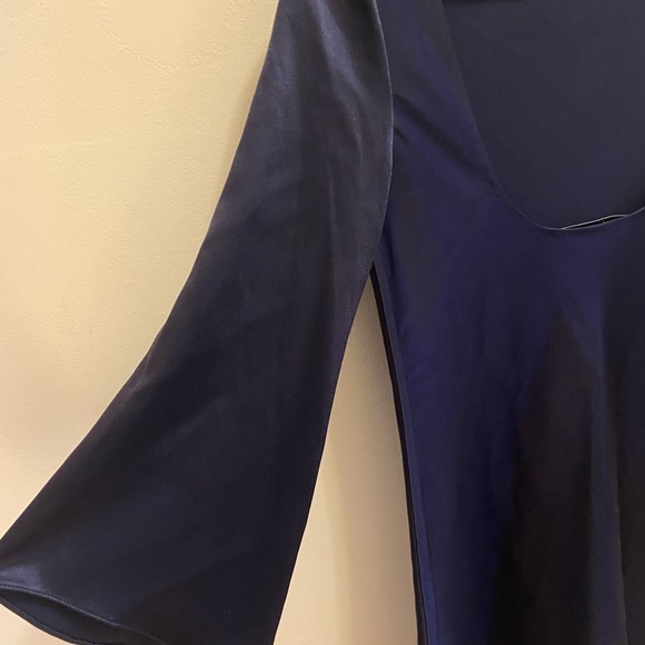 DVF Silk Low-Back cocktail Dress - Picture 3 of 5